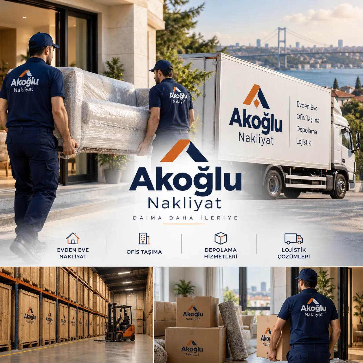 Şehir içi evden eve nakliyat sırasında mobilya yükleme