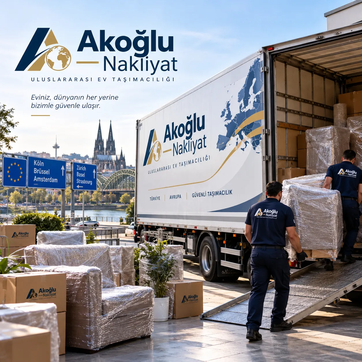 Uluslararasi evden eve nakliyat araci – Akoğlu Nakliyat