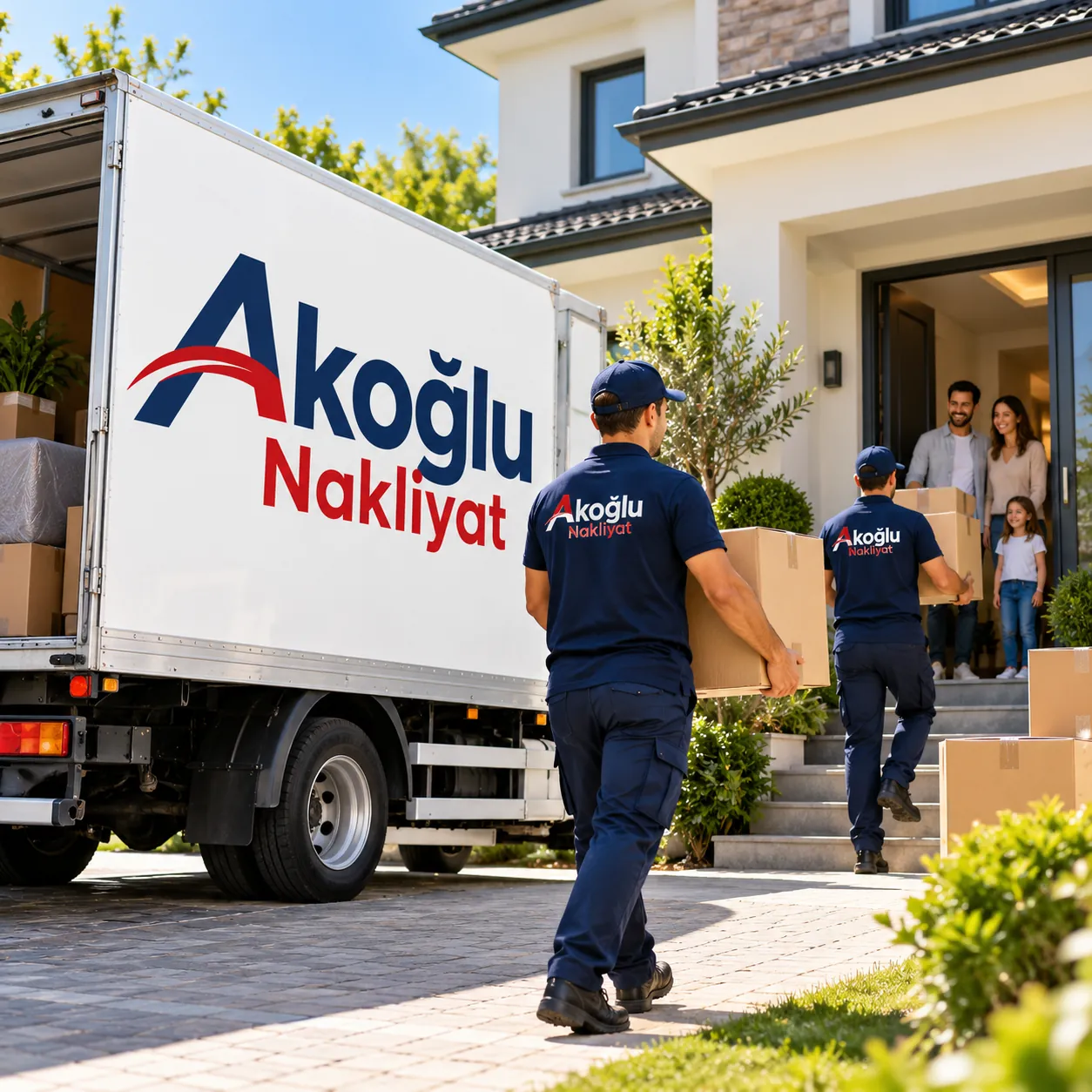 Müstakil ev için evden eve nakliyat çalışması